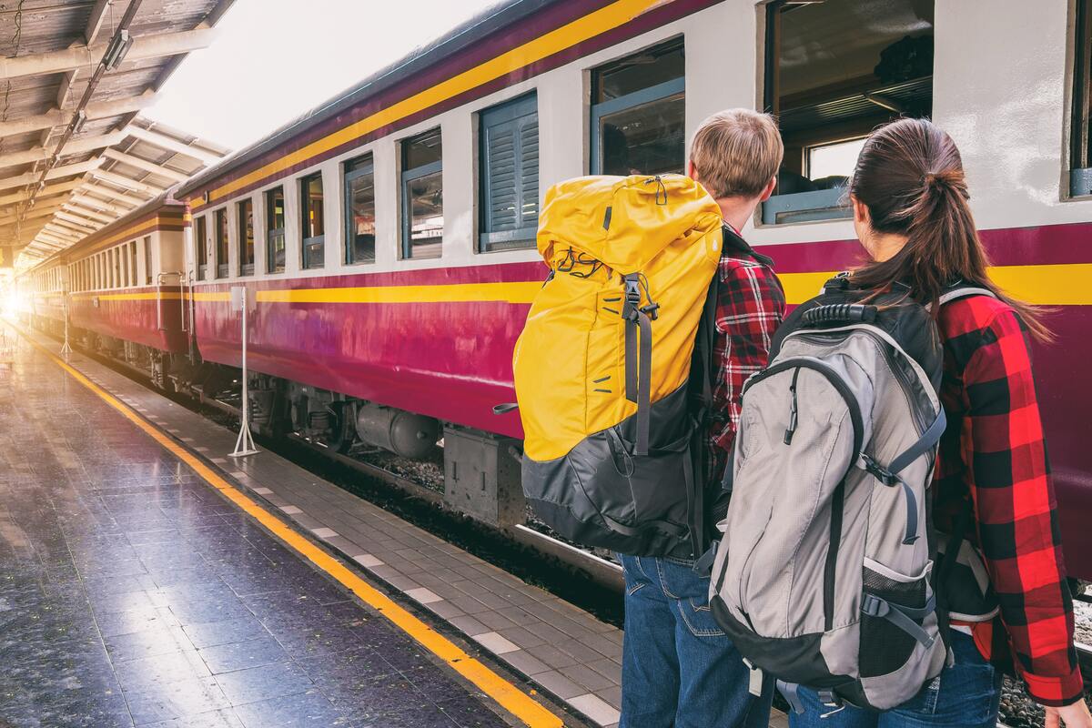 Travelling by train